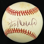 1991-92 Stan Musial St. Louis Cardinals Signed ONL White Baseball (JSA)