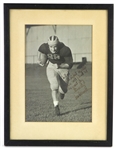 1940 Tom Harmon Michigan Wolverines Signed & Inscribed 9.5" x 12.5" Framed Photo (JSA)