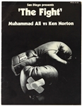1973 Muhammad Ali World Heavyweight Champion Signed Ken Norton Fight Program (Beckett LOA)