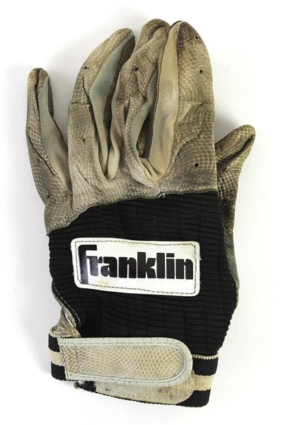 1991-93 Carlton Fisk Chicago White Sox Game Worn Franklin Padded Catchers Glove (MEARS LOA)