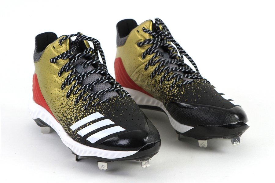 2018 Kris Bryant Chicago Cubs All Star Adidas Cleats (MEARS LOA)