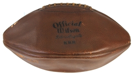 1933 Michigan Wolverines Team Signed Wilson Big Ten Champs Football (JSA Full Letter)