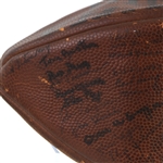 1933 Michigan Wolverines Team Signed Wilson Big Ten Champs Football (JSA Full Letter)