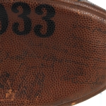 1933 Michigan Wolverines Team Signed Wilson Big Ten Champs Football (JSA Full Letter)