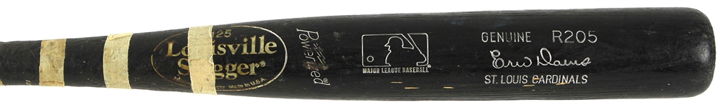 1999-2000 Eric Davis St. Louis Cardinals Louisville Slugger Professional Model Game Used Bat (MEARS LOA & PSA/DNA)