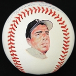 1990's Joe DiMaggio New York Yankees Signed Yankee Clipper Illustrated Baseball (JSA/Yankee Clipper)