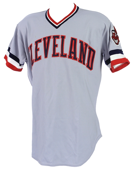 1981 Cleveland Indians Road Style Jersey (MEARS LOA) 