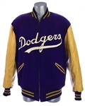 1951-52 Brooklyn Dodgers Game Worn Warm Up Jacket (MEARS LOA)