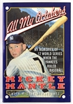 1990s Mickey Mantle New York Yankees Signed "All My Octobers" Hardcover Book (JSA)
