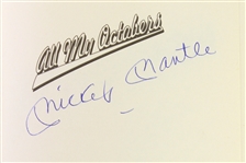 1990's Mickey Mantle New York Yankees Signed All My Octobers Hardcover Book (JSA)