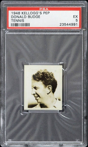 1948 Donald Budge Kelloggs Pep Trading Card (PSA Slabbed EX 5)