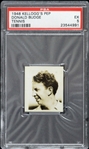 1948 Donald Budge Kelloggs Pep Trading Card (PSA Slabbed EX 5)
