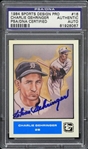 1984 Charlie Gehringer Detroit Tigers Signed Sports Design Pro Trading Card (PSA/DNA Slabbed)
