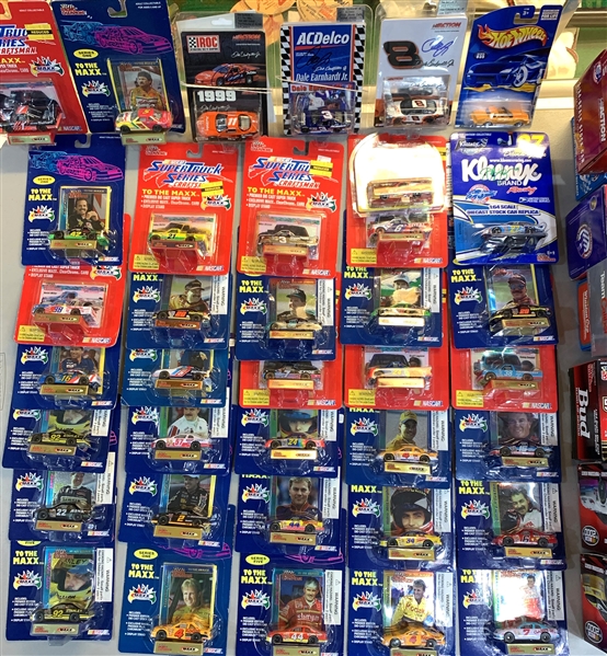 1990s NASCAR To The Maxx, Super Truck Series, and Hotwheels Replica Cars and more (Lot of 140+)