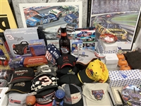 1990s NASCAR Pennants, Posters, Trading Cards, and more (Lot of 70+)