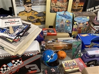 1990s NASCAR Pennants, Posters, Trading Cards, and more (Lot of 70+)