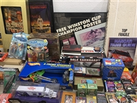 1990s NASCAR Pennants, Posters, Trading Cards, and more (Lot of 70+)