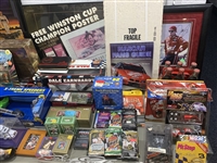 1990s NASCAR Pennants, Posters, Trading Cards, and more (Lot of 70+)