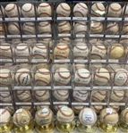 1950s-2000s Baseball Greats Single-Signed Baseballs (Lot of 200+)