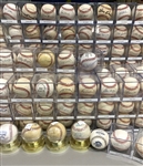 1950s-2000s Baseball Greats Single-Signed Baseballs (Lot of 200+)