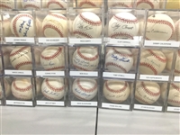 1950s-2000s Baseball Greats Single-Signed Baseballs (Lot of 200+)