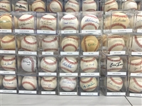 1950s-2000s Baseball Greats Single-Signed Baseballs (Lot of 200+)