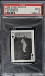 1969 Ernie Banks Chicago Cubs Globe Imports 7 of Hearts (PSA Slabbed Mint 9)