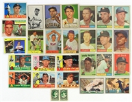 1952-85 Baseball Trading Card Collection - Lot of 28