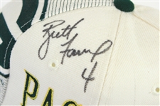 1990's Brett Favre Green Bay Packers Signed Sideline Hat (MEARS LOA/JSA)