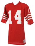 1974-75 Tom Owen San Francisco 49ers Game Worn Home Jersey (MEARS LOA)