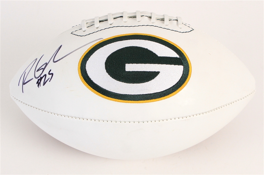 2007-10 Ryan Grant Green Bay Packers Signed Football (JSA)