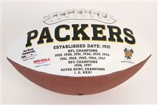 2007-10 Ryan Grant Green Bay Packers Signed Football (JSA)