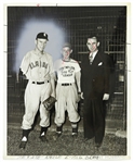 1948 Pete Gray Elmira Pioneers 8x10 B&W Photo 