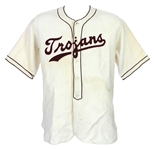 1950s USC Trojans Game Worn Baseball Uniform (MEARS LOA)
