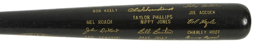 1957 Milwaukee Braves World Series Champions H&B Louisville Slugger Commemorative Black Bat