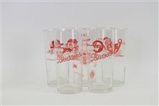 1950's-60's Milwaukee Braves Drinking Glass Collection - Lot of 35 w/ World Series & More