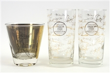 1950's-60's Milwaukee Braves Drinking Glass Collection - Lot of 35 w/ World Series & More