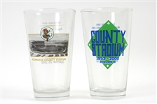 1950's-60's Milwaukee Braves Drinking Glass Collection - Lot of 35 w/ World Series & More