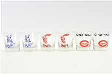 1950's-60's Milwaukee Braves Drinking Glass Collection - Lot of 35 w/ World Series & More