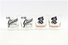 1950's-60's Milwaukee Braves Drinking Glass Collection - Lot of 35 w/ World Series & More