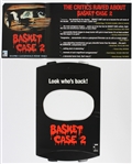 1990 Basket Case 2 12"x 19" Film Display 