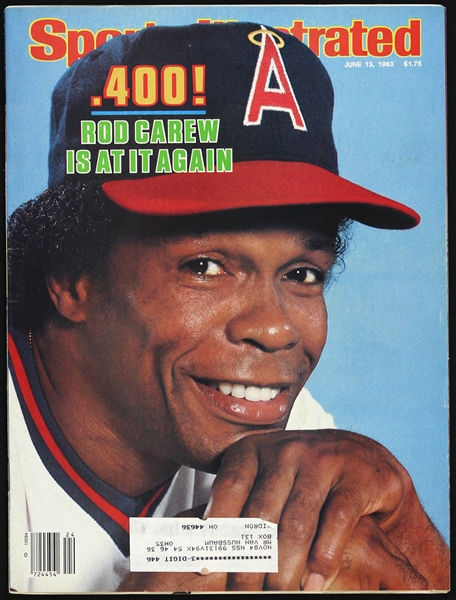 1983 Rod Carew California Angels Sports Illustrated 