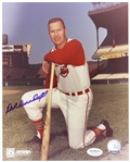 1966 Del Crandall Cleveland Indians Autographed 8x10 Color Photo *JSA*