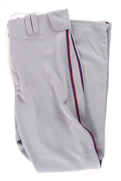 2011 Barry Larkin Washington Nationals Road Uniform Pants (MEARS LOA) 