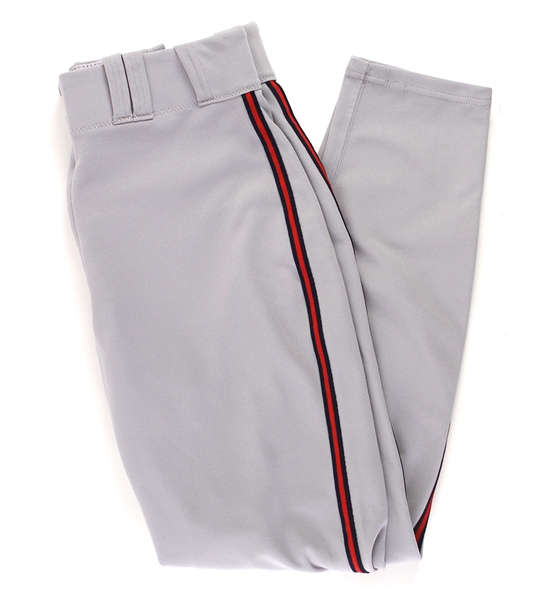 2010 Barry Larkin Washington Nationals Road Uniform Pants (MEARS LOA) 