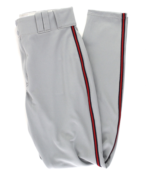 2006 Barry Larkin Washington Nationals Road Uniform Pants (MEARS LOA)