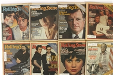 1979-87 Rolling Stone Magazine Collection - Lot of 74 w/ John Lennon First Issue Reprint, Years in Review, Special Issues & More