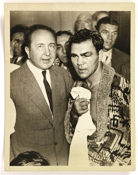 1938 Max Schmeling World Heavyweight Champion 6.5" x 8.5" Original Photo