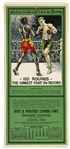 1934 Andy Bowen Jack Burke Longest Fight on Record 4" x 9" Ripleys Believe It or Not Pamphlet