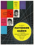 1958 Floyd Patterson Roy Harris World Heavyweight Title Bout Fight Program